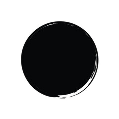 Grunge Circle Shape Filled Abstract rounded shape