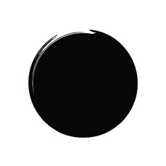 Grunge Circle Shape Filled Abstract rounded shape