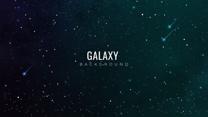 Stars in the night sky. Realistic galaxy background. Cosmos background. Space background.