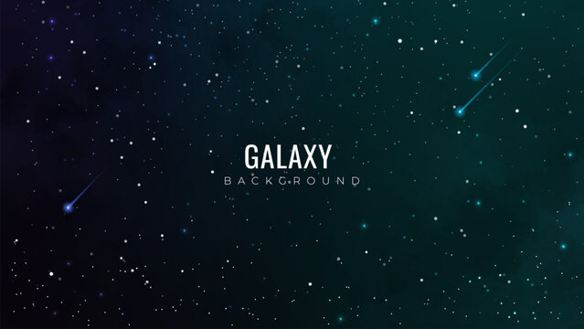 Stars in the night sky. Realistic galaxy background. Cosmos background. Space background.