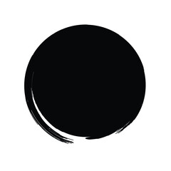 Grunge Circle Shape Filled Abstract rounded shape