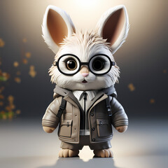 Cute kawaii bunny By Generated AI