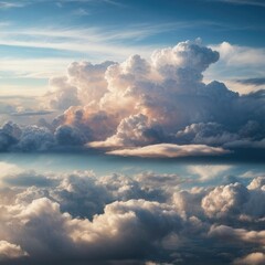 Aerial Cloudscape Dreams: Beyond the Horizon, Generative AI