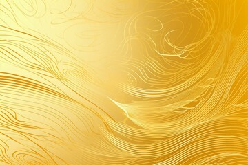 Golden background with hand-drawn feel (abstract). Generative AI