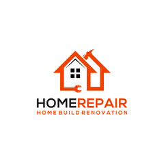Illustration vector graphic of Construction, home repair, and Building Concept Logo Home Service Design Real Estate template