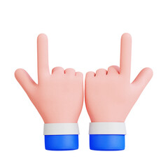 Hand Gesture Vol 3 3D Icon