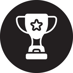 trophy glyph icon