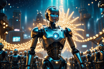 Naklejka premium Artificial Intelligence Concept