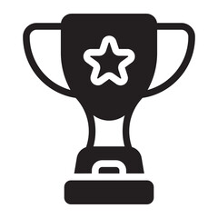 trophy glyph icon