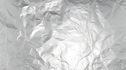 Seamless silver leaf background texture transparent overlay. Shiny light grey crumpled metallic...