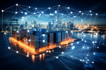 Smart logistics with connected infrastructure and digital tracking