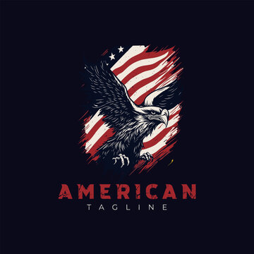 American Logo Design Template Idea