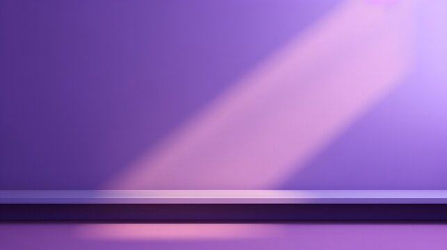 purple background for product presentation with shadow