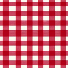 Red plaid seamless pattern, red plaid seamless tablecloth pattern, red plaid seamless fabric pattern, red plaid seamless gift wrapping paper pattern