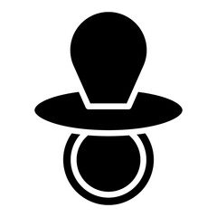 Solid baby Pacifier icon