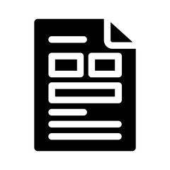 Solid Document icon