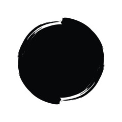 Grunge Circle Shape Filled Abstract rounded shape