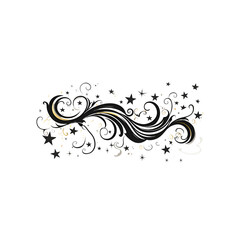 Fototapeta premium Black star
