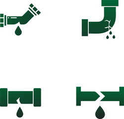 illustration of a green and white background