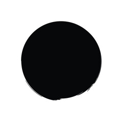 Grunge Circle Shape Filled Abstract rounded shape