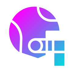 Helmet Vector Icon Design Illustration