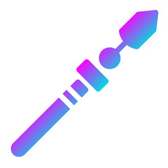 Lance Vector Icon Design Illustration