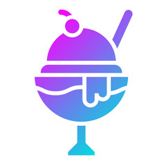 Ice cream Vector Icon Design Illustration