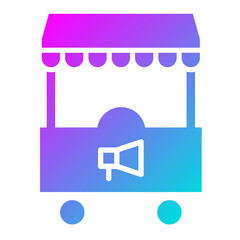 Booth Vector Icon Design Illustration