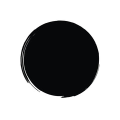 Grunge Circle Shape Filled Abstract rounded shape
