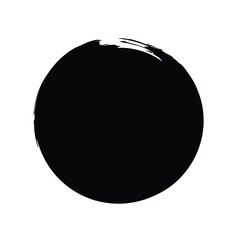 Grunge Circle Shape Filled Abstract rounded shape