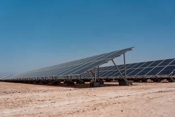 solar power plant in desert