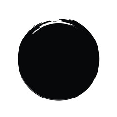 Grunge Circle Shape Filled Abstract rounded shape