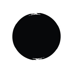 Grunge Circle Shape Filled Abstract rounded shape