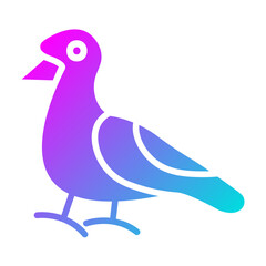 Seagull Vector Icon Design Illustration