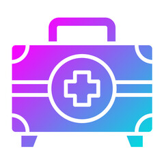 First Aid Kit Vector Icon Design Illustration