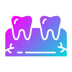 Teeth Vector Icon Design Illustration