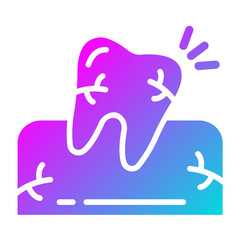 Wisdom Tooth Vector Icon Design Illustration