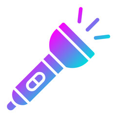 Flashlight Vector Icon Design Illustration