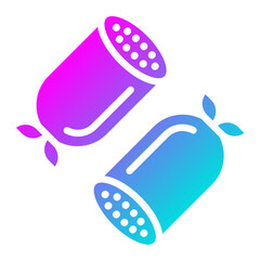 Salami Vector Icon Design Illustration