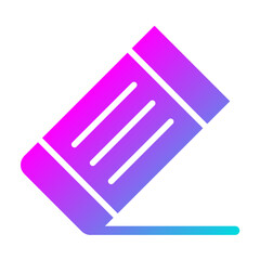 Eraser Vector Icon Design Illustration