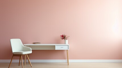 Fondo conceptual de una oficina de negocios con espacio para texto. Generado por IA.