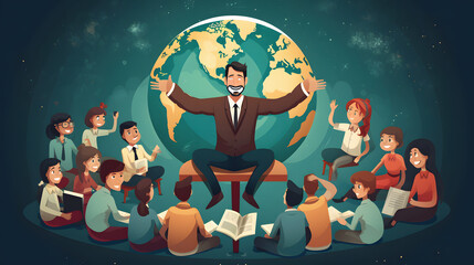 Teachers Day - International Teachers Day - Generative AI - Generated by AI