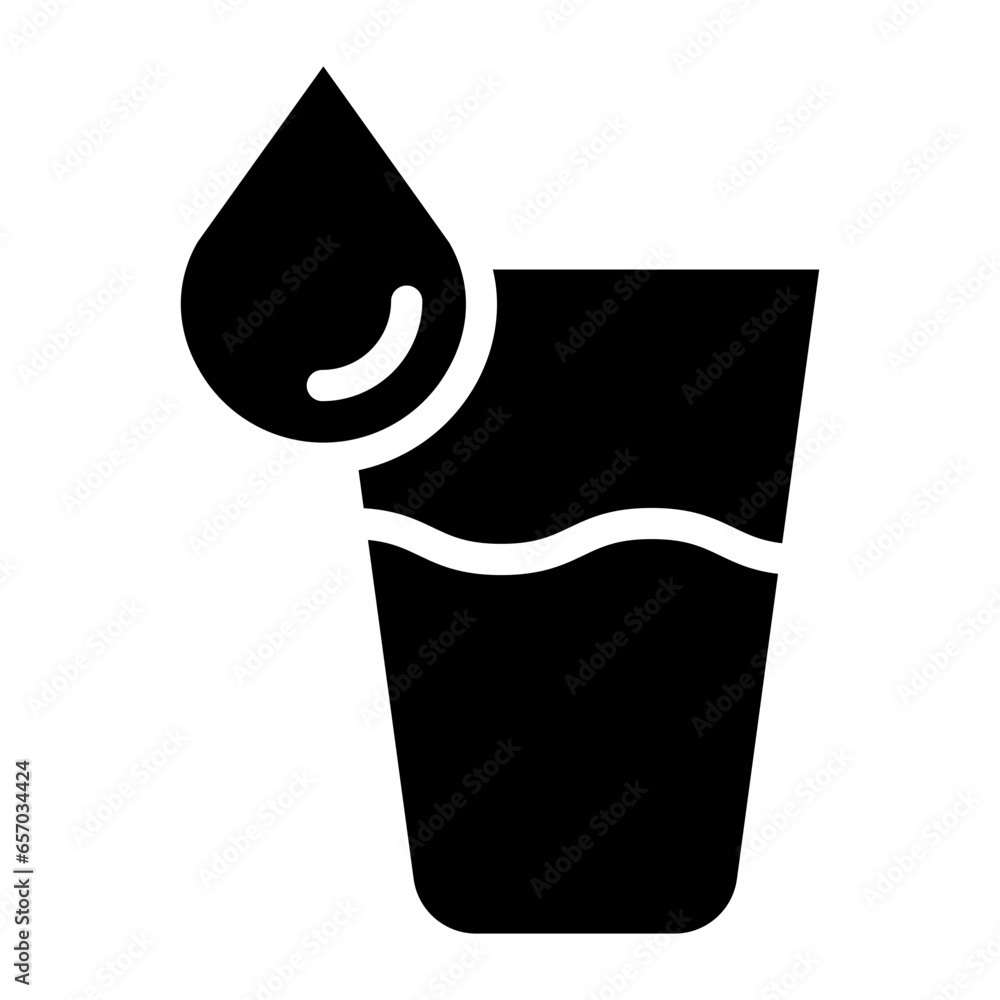 Canvas Prints solid water drop icon