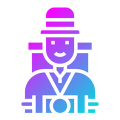 Tourist Vector Icon Design Illustration