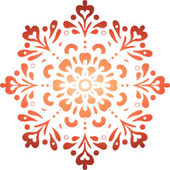 Vintage floral damask ornate design