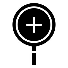 Obraz premium Solid Zoom icon