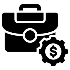 Employment Glyph Icon