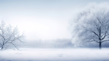 Modern abstract natur winter background, low opacity, with empty copy space