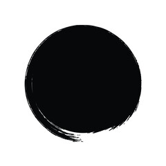 Grunge Circle Shape Filled Abstract rounded shape