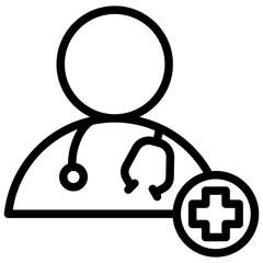 Doctors Outline Icon